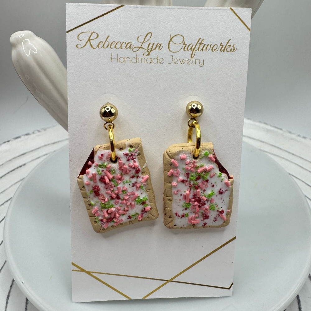 Handcrafted Pop Tart Earrings